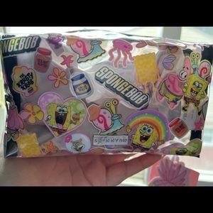NWT Skinny dip London SpongeBob cosmetic pouch